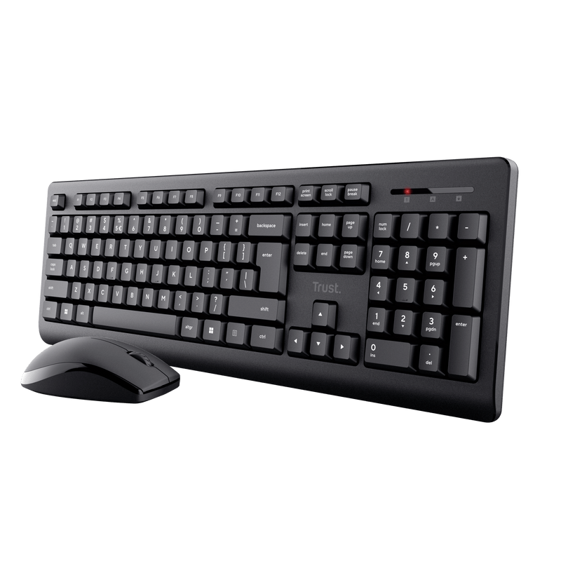 Kit Trust Primo  mouse+tastatura, negru