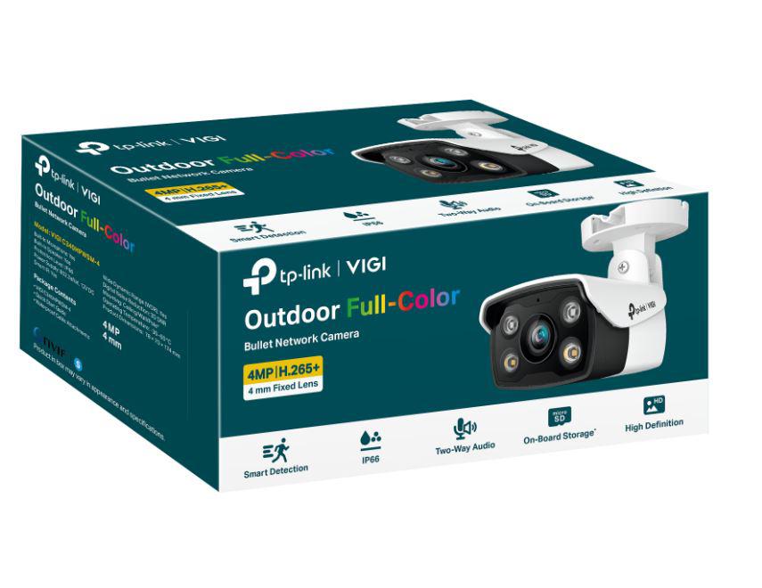 TPL VIGI 4MP BULLET NTW CAM 4MM C340