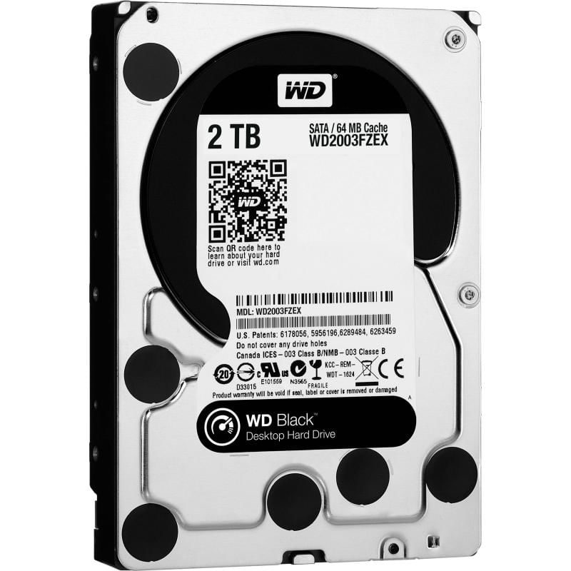 WD HDD3.5 2TB SATA WD2003FZEX HDD intern WD, 3.5