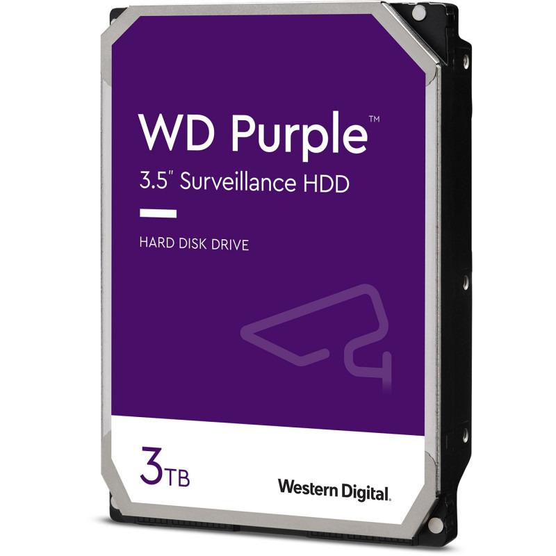 WD HDD3.5 3TB SATA WD33PURZ HDD intern WD, 3.5