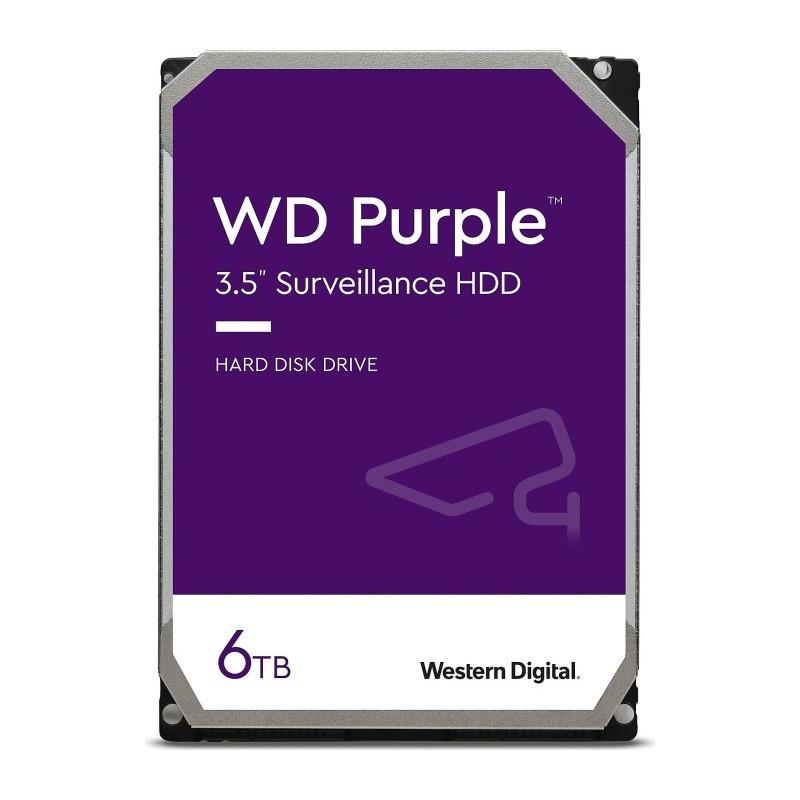 WD HDD3.5 6TB SATA WD64PURZ HDD intern WD, 3.5