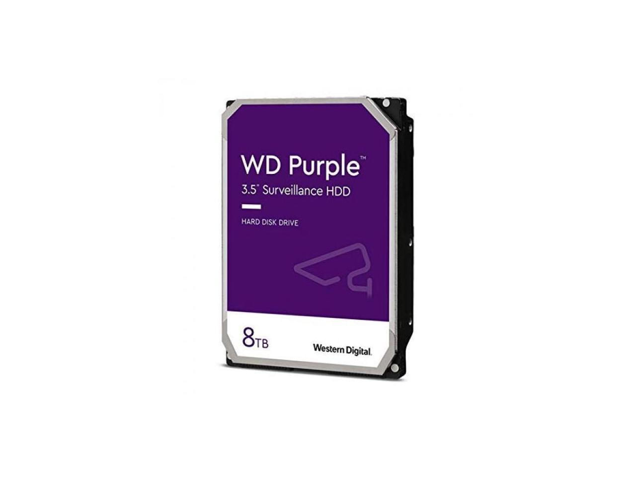 WD HDD3.5 8TB SATA WD84PURU HDD intern WD, 3.5