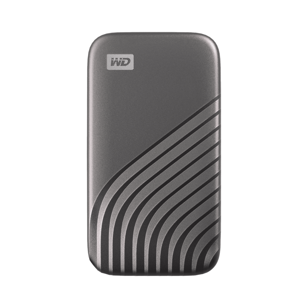 SSD Extern WD My Passport, 2TB, Gray, US WD External SSD, 2TB, My Passport, 2, 5