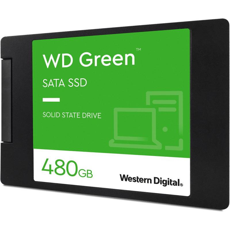 SSD WD Green 480GB SATA-III 2.5 inch SSD WD, 480GB, Green, SATA3, 6 Gb/s, 7mm, 2.5, R/W speed: up to 540MBs/465MBs