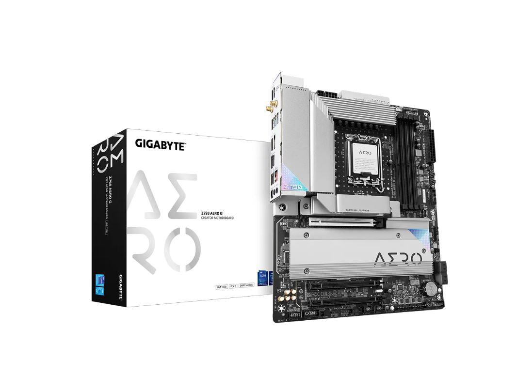 MB GIGABYTE Z790 AERO G LGA 1700 Placa de baza Gigabyte Z790 AORUS MASTER LGA 1700, Z790, PCIe Gen 5, ATX, 4x DIMM slots, DDR5 7600MHz(OC), 5 x M.2 , 4 x SATA, 2.5Gb LAN, WIFI 6E,