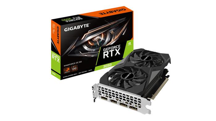 VGA GB GeForce RTX 3050 WINDFORCE OC 6GB