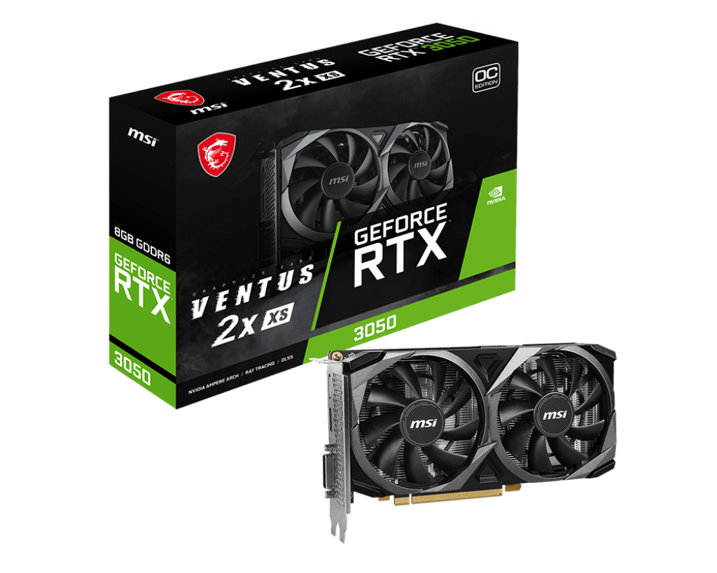 GeForce RTX 3050 VENTUS 2X XS 8GB OC