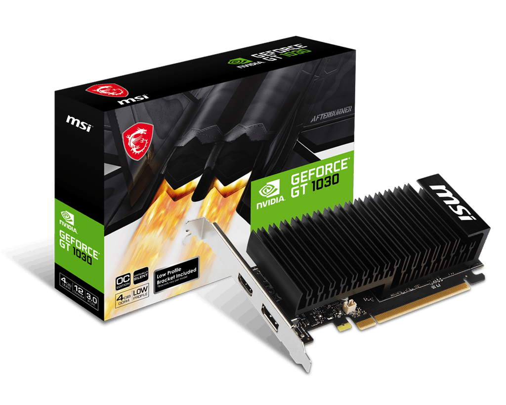 VGA MSI GEFORCE GT 1030 4GHD4 LP OC