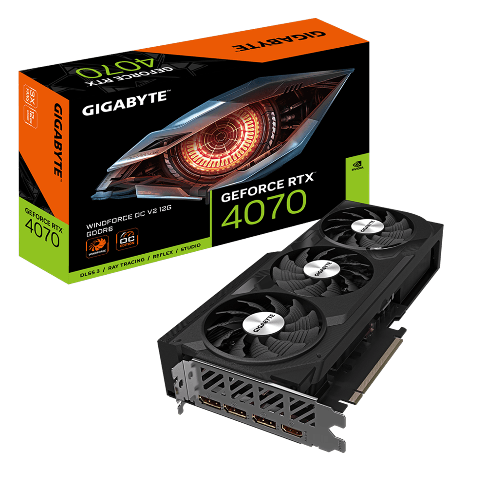 GB GeForce RTX 4070 WINDFORCE OC V2 12G