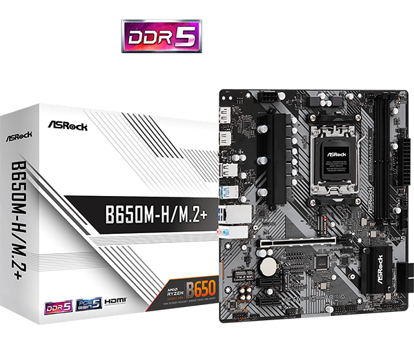 MB Asrock B650M-H/M.2+ DDR5