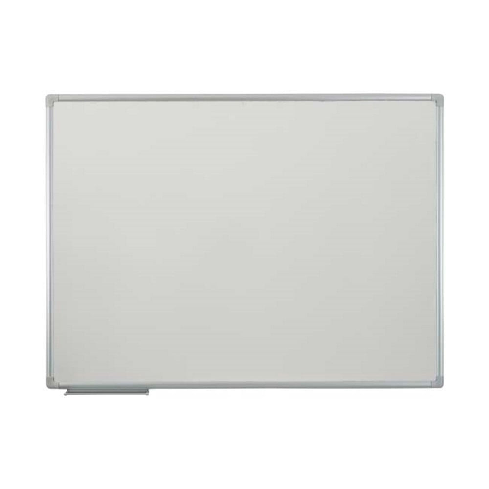 Tabla magnetica alba de perete 100 x 150 cm rama aluminiu Interpano