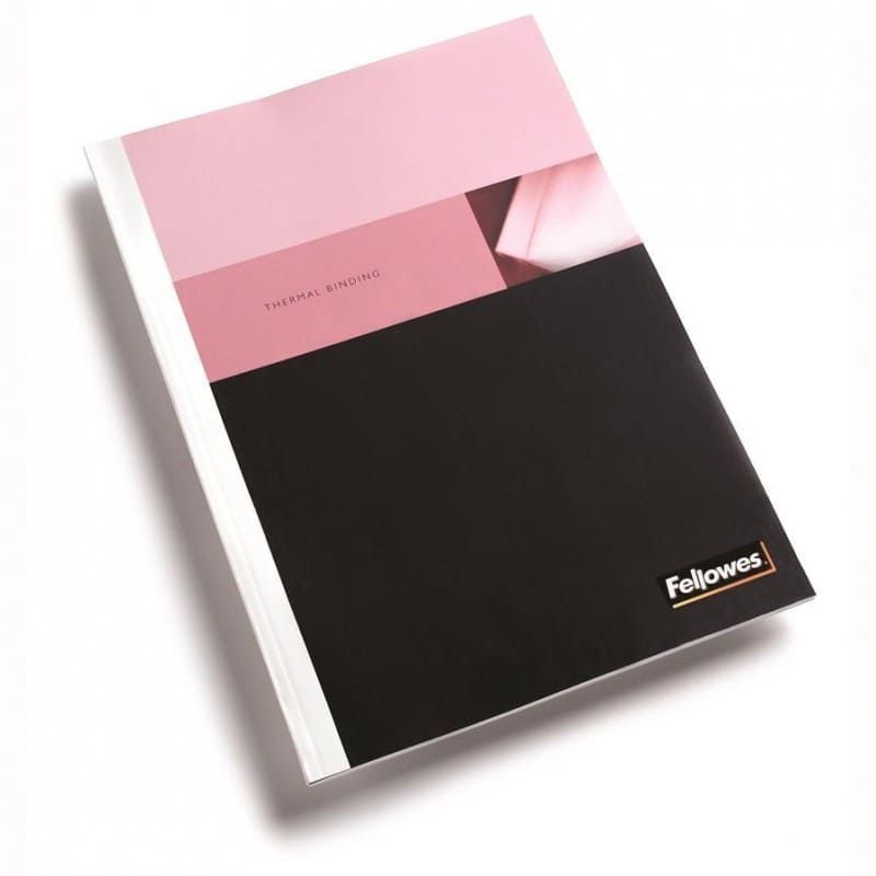 Coperti termice albe 6 mm 100/set Fellowes COPERTI TERMICE 6MM 100/SET ALBE FELLOWES