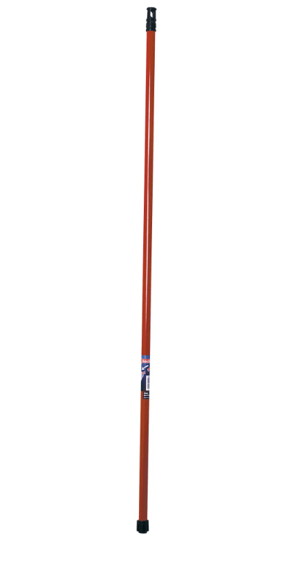 Maner Mop Euroclick Vileda 125 cm - Rosu, Compabil cu Toate Tipurile de Pardoseala Maner mop rosu 125 cm Vileda Euroclick