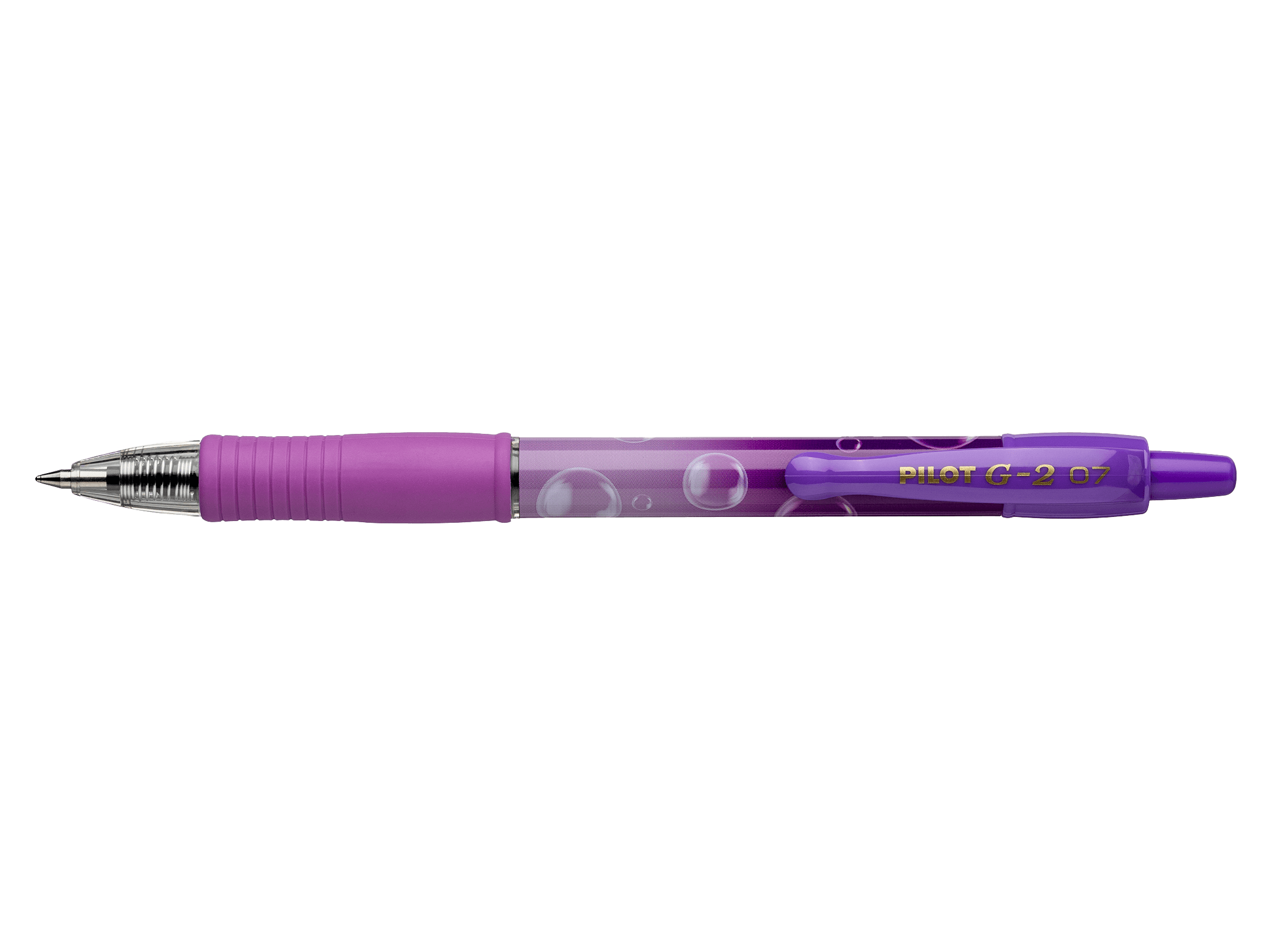 Roller cu gel G2 Bubble Pilot 0.7 albastru scriere albastru violet