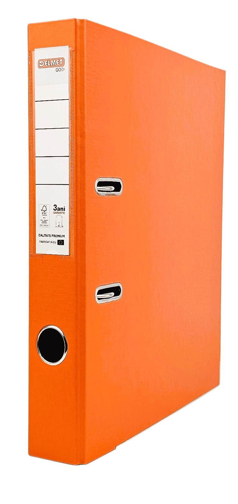 Biblioraft A4 5 cm PP Delmet Portocaliu