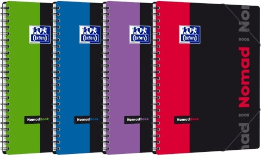 Caiet A4+ 80 file spira matematica Nomadbook Oxford diverse culori