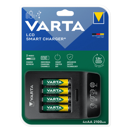 Incarcator Varta LCD Smart charger+ 57684.101441