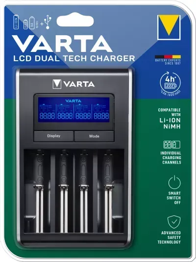 Incarcator Varta LCD Dual tech charger 57676 Incarcator Varta LCD Dual tech charger 57676