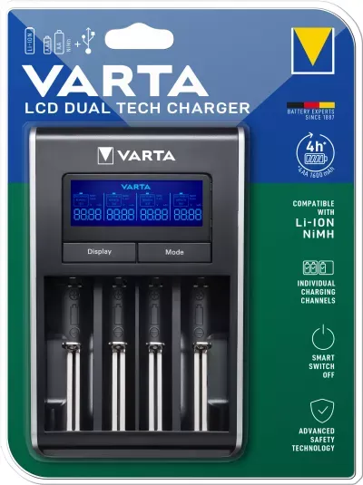 Incarcator Varta LCD Dual tech charger 57676