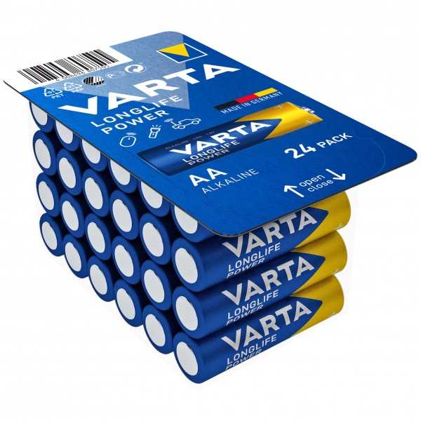 Baterie Varta alcalina Longlife power AA LR6 B24