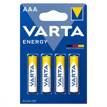 Baterie Varta alcalina Energy AAA LR3 4 bucati/set Baterie Varta alcalina Energy AAA LR3 B4