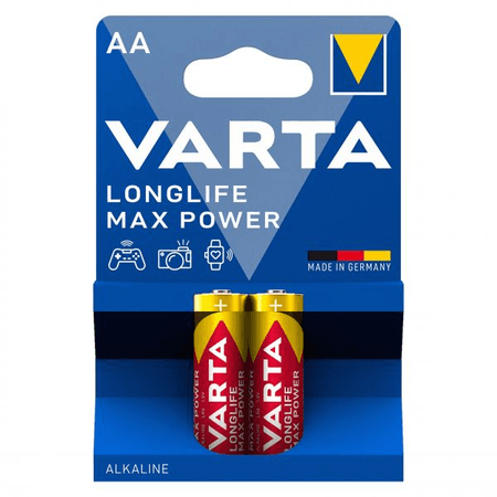 Baterie Varta alcalina Longlife maxpower AA LR6 2 bucati/set