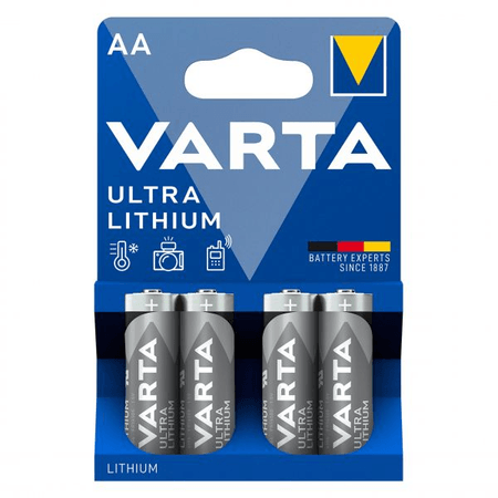 Baterie Varta Litiu ultralithium AA R6 1.5v 4 bucati/set Baterie Varta Litiu ultralithium AA R6 1.5v B4