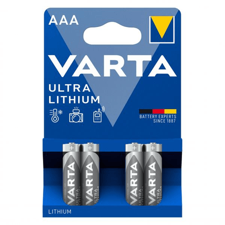 Baterie Varta Litiu ultralithium AAA R3 1.5v 4 bucati/set Baterie Varta Litiu ultralithium AAA R3 1.5v B4