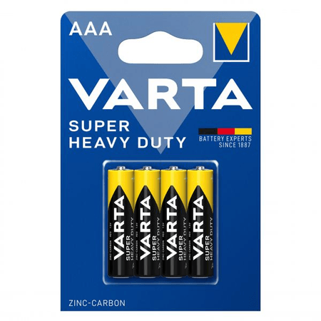 Baterie Varta Super heavyduty AAA R3 B4 1.5v V2003B