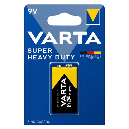 Baterie Varta Super heavyduty 9V B1 V2022B