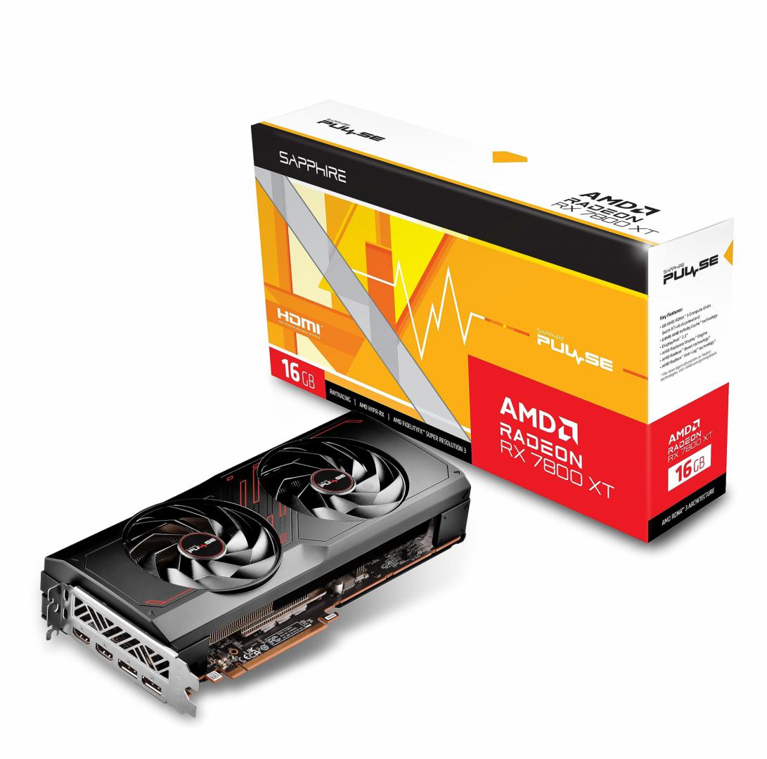 VGA SAPP PULSE AMD RADEON RX7800 XT 16GB