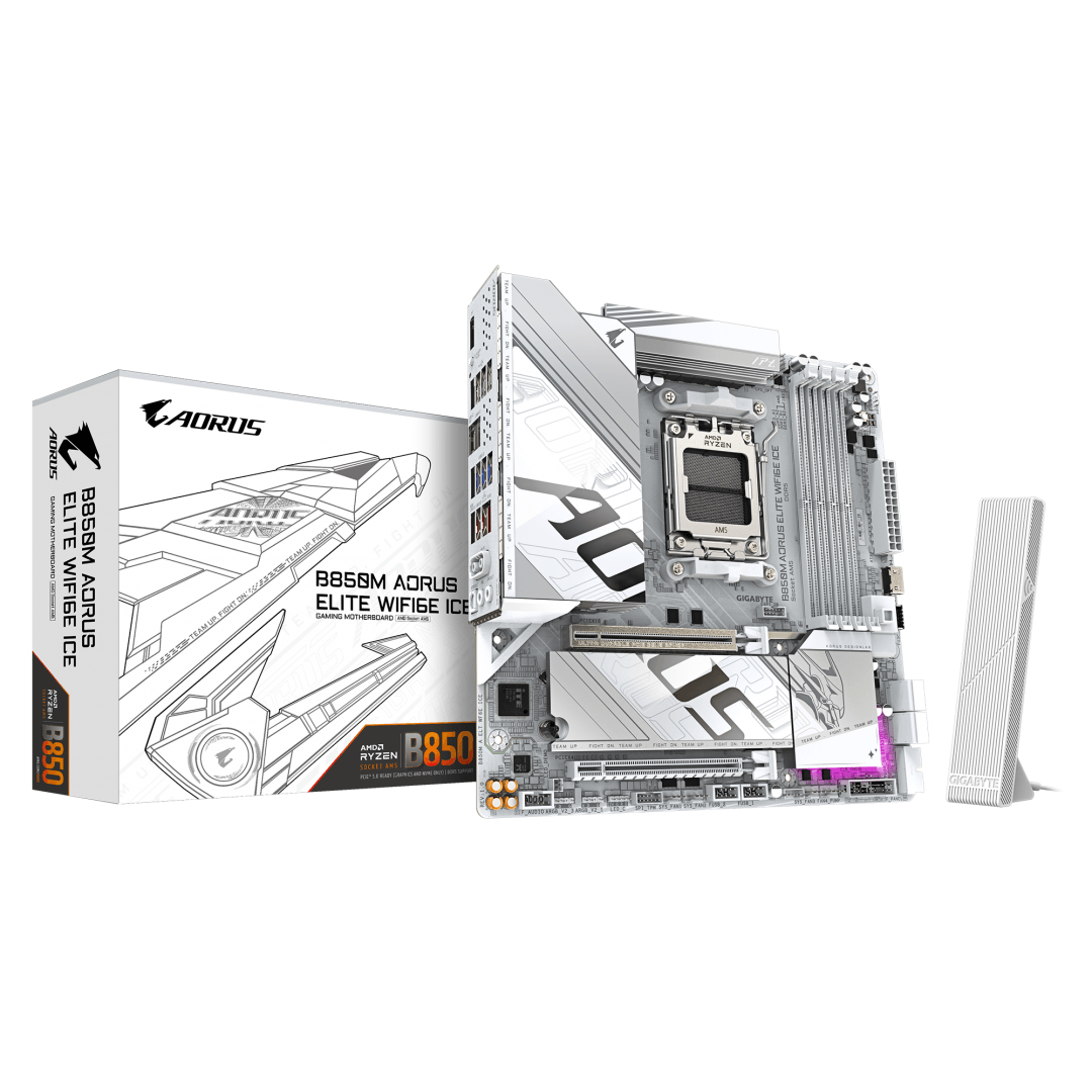 MB Gigabyte B850M AORUS ELITE WIFI6E ICE