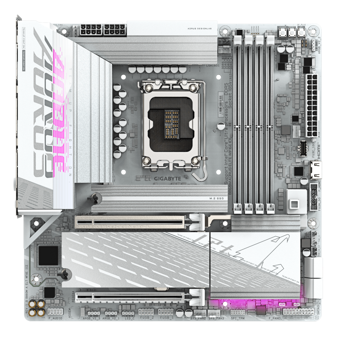 MB Gigabyte B860M AORUS ELITE WIFI6E ICE