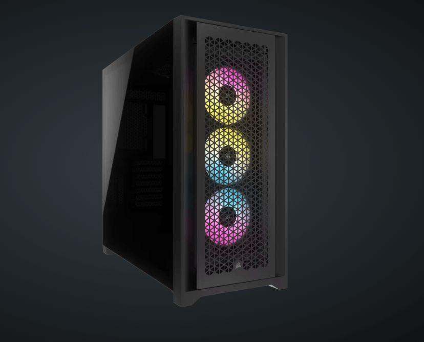 CR iCUE 5000D RGB AIRFLOW MID TOWER BK