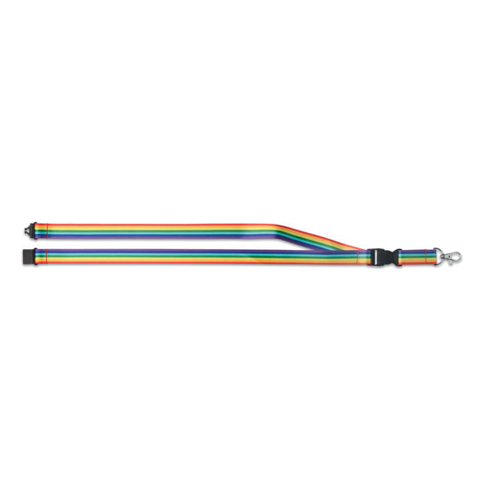 Lanyard RPET curcubeu