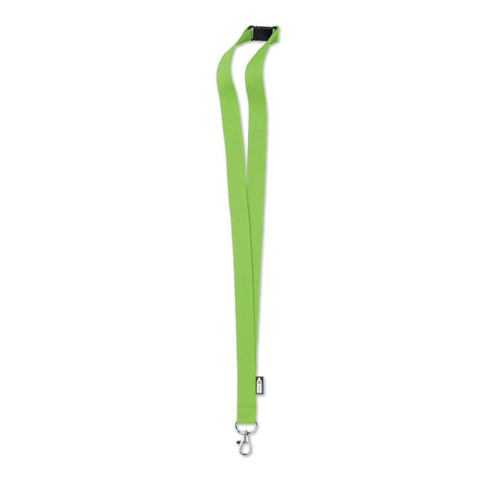 Lanyard din RPET cu carabina Lanyard din RPET cu carabina