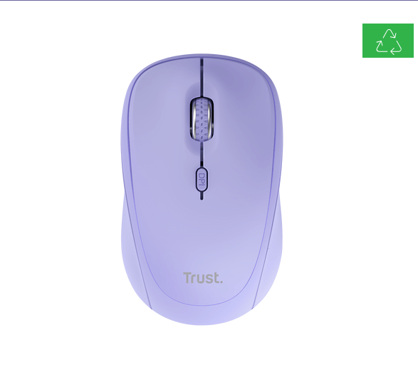 Trust Yvi Wireless Mouse - purple