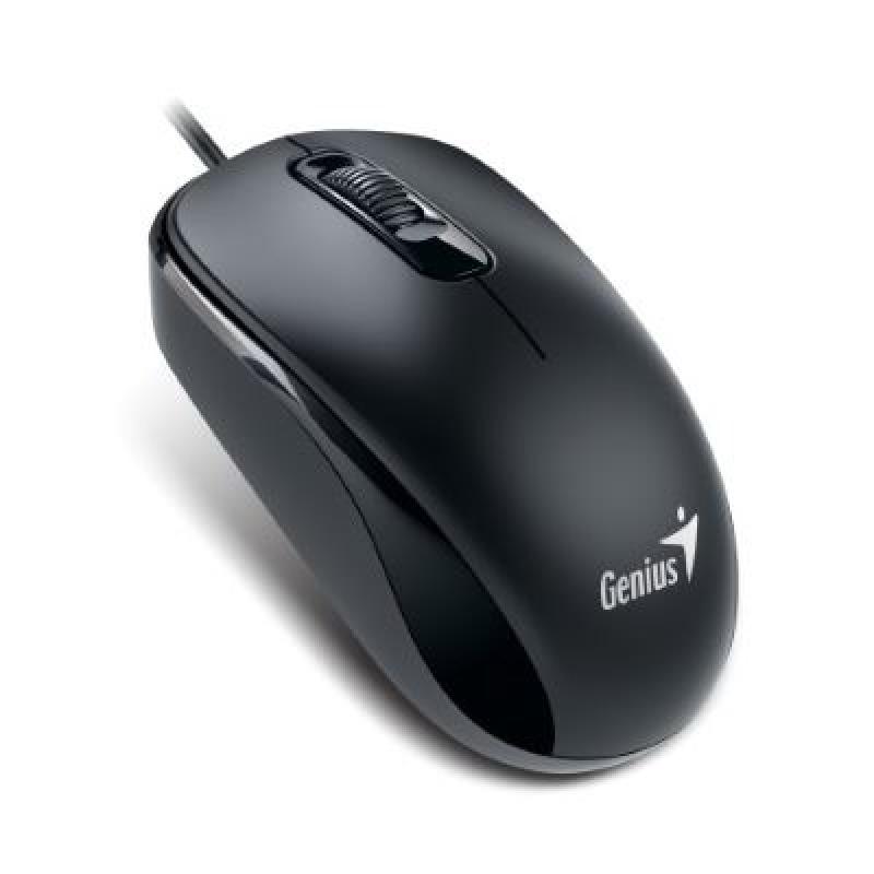 MOUSE GENIUS DX-110 BLACK PS2 Mouse Genius cu fir, optic, DX110, 1000dpi, negru, plug and play, PS2