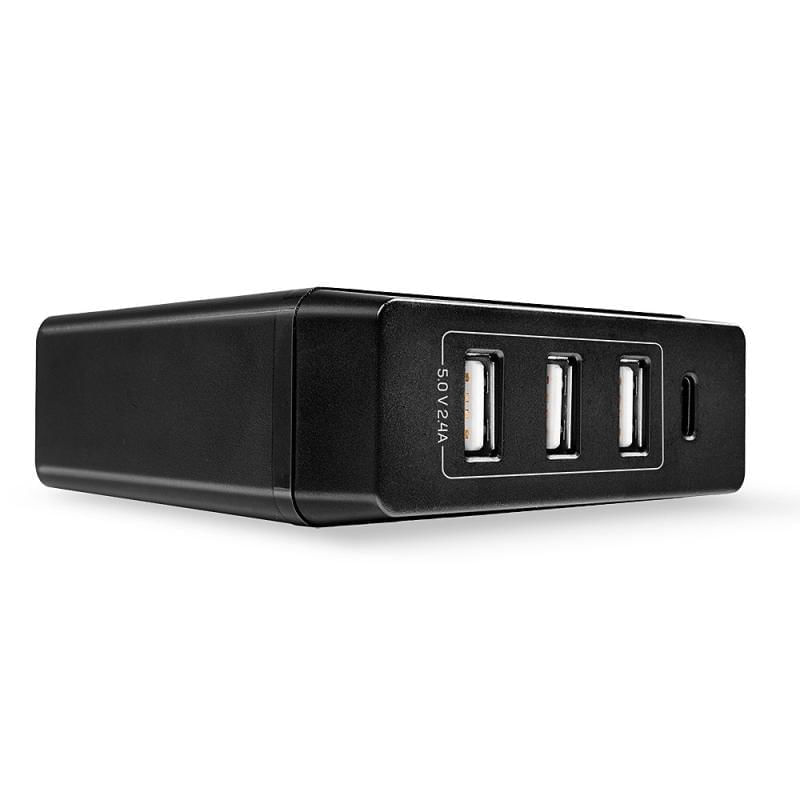 HUB Lindy 3xUSB-A & 1xUSB-C PD 72W