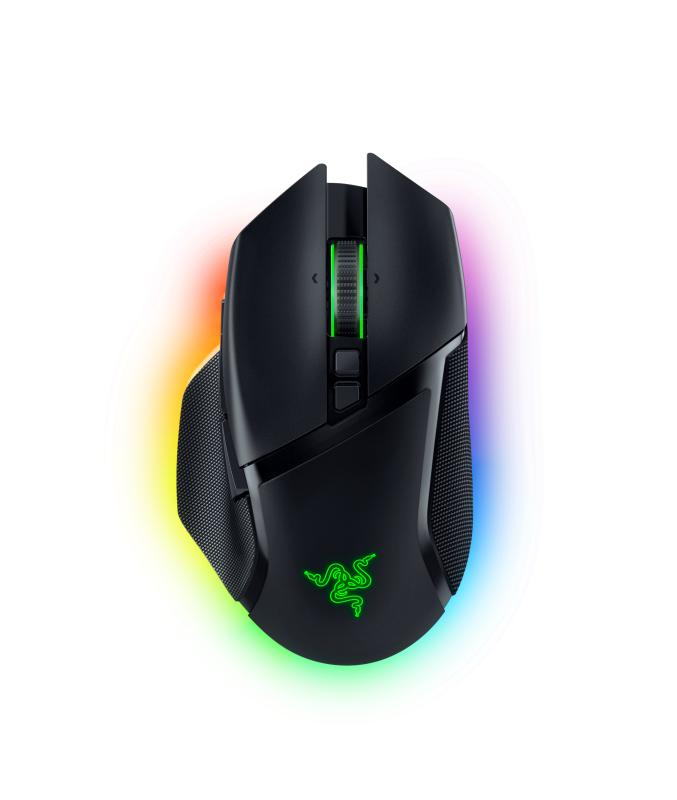 Mouse Razer Basilisk V3 PRO - Black Mouse Razer cu fir Razer Basilisk V3 PRO, butoane programabile 10+1, Razer HyperScroll Tilt Wheel, 11 zone de iluminare Chroma RGB, negru