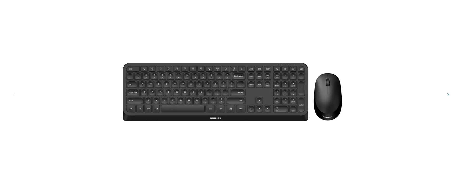 Kit Philips SPT6307, wireless, negru