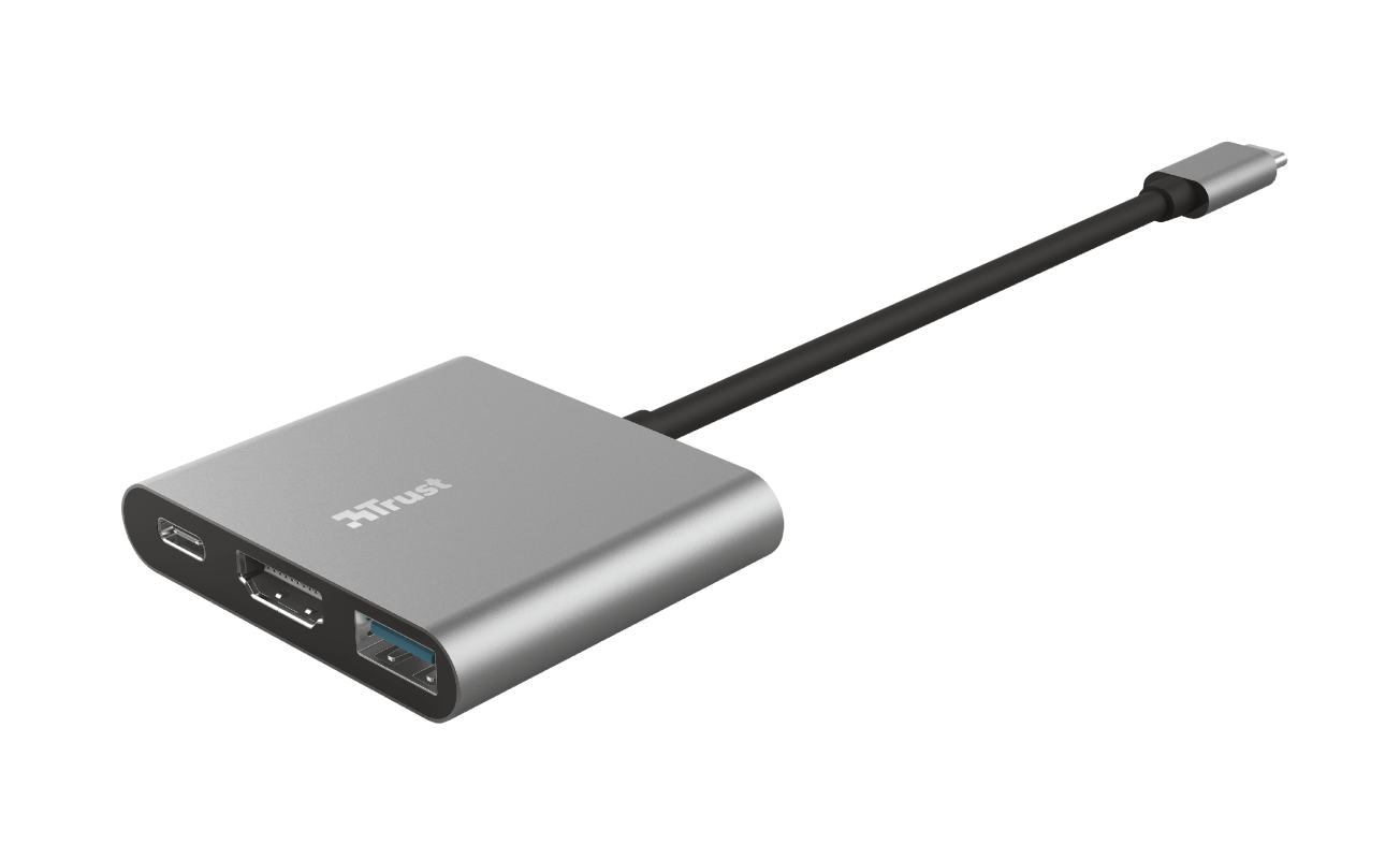 Trust Dalyx 3-in-1 Multiport USB-C Adapt - 0 | YEO