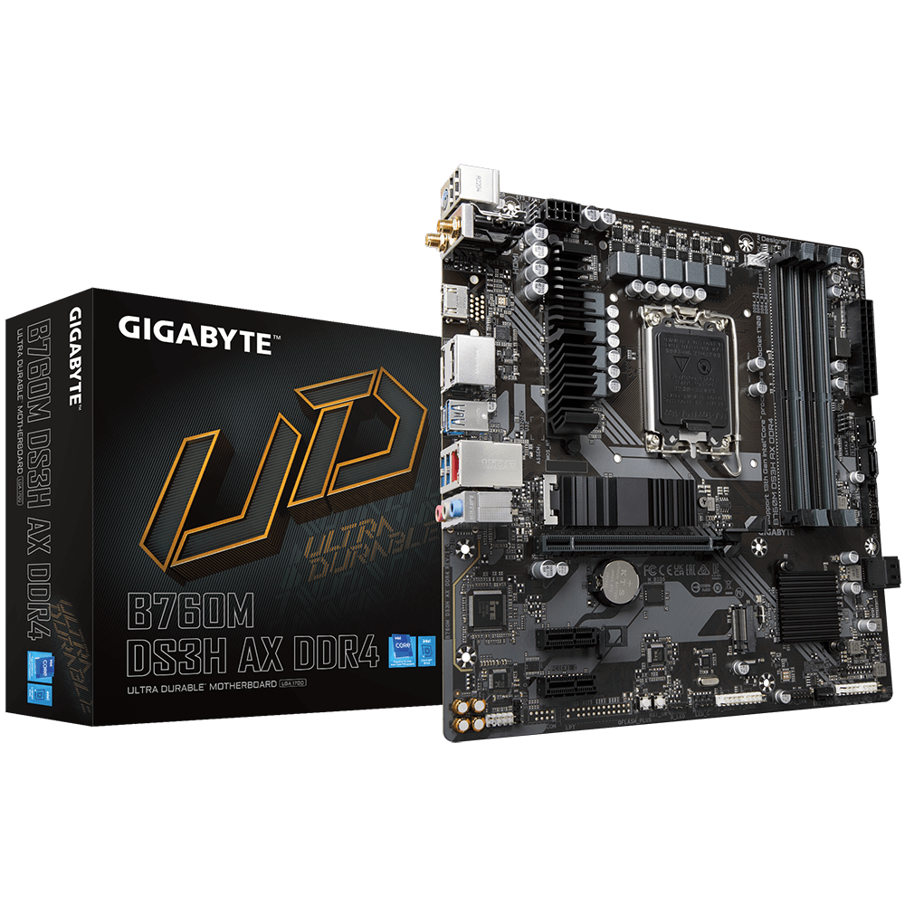 MB GB B760M DS3H AX DDR4 LGA1700 DDR4