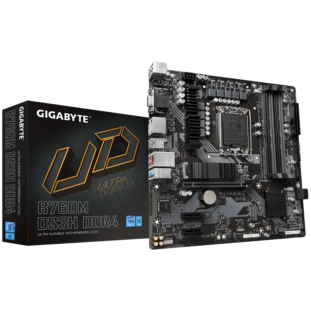 MB GB B760M DS3H DDR4 LGA1700 DDR4
