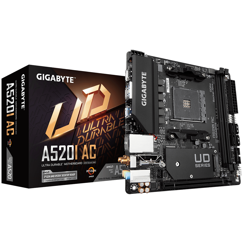MB GB A520I AC AM4 DDR4 MINI ITX MB GB A520I AC AM4 DDR4 MINI ITX