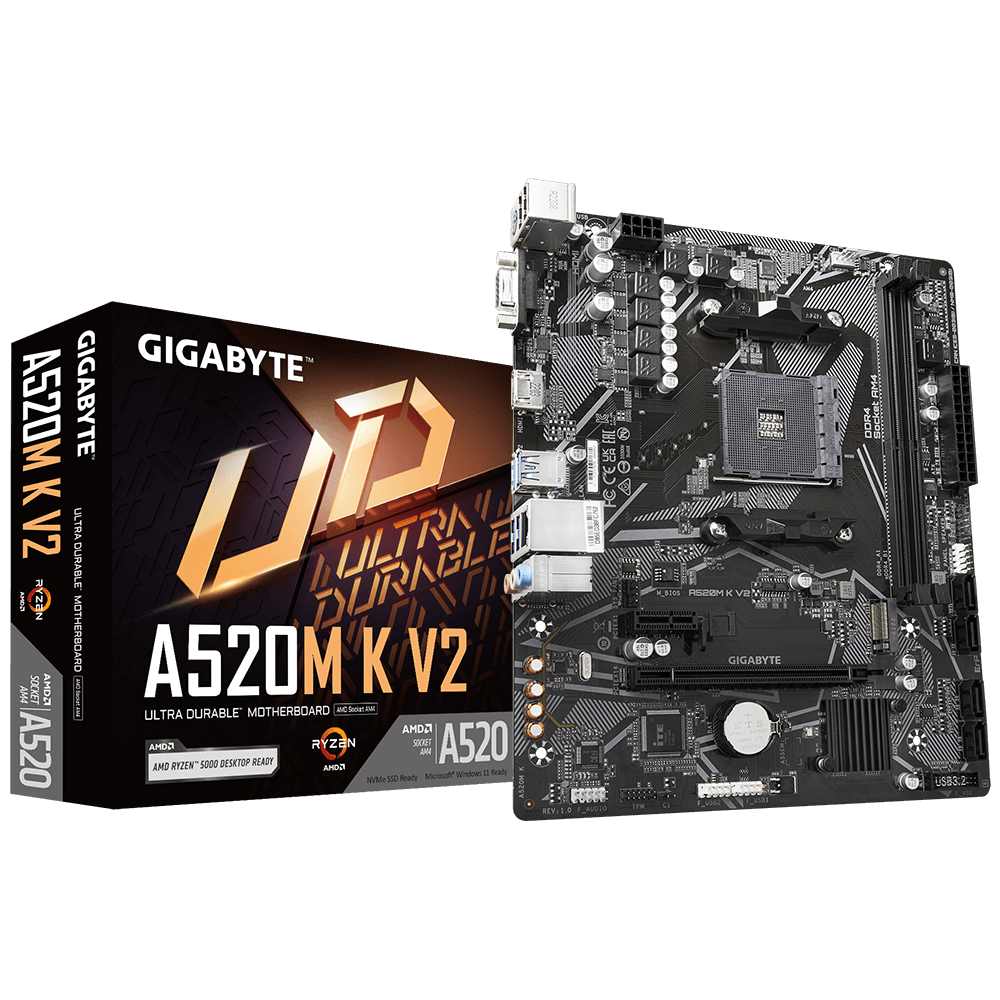 MB Gigabyte A520M K V2 AM4 DDR4 MB Gigabyte A520M K V2 AM4 DDR4
