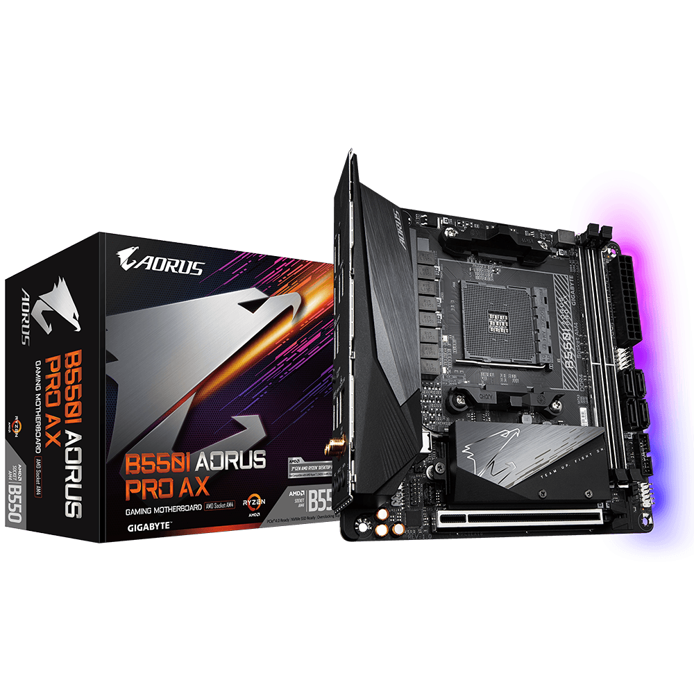 MB GIGABYTE B550I AORUS PRO AX AM4 MB GIGABYTE B550I AORUS PRO AX AM4