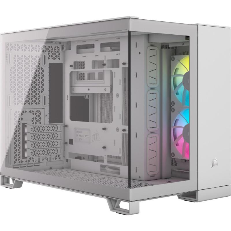 CR Case iCUE 2500X RGB Micro ATX White CR Case iCUE 2500X RGB Micro ATX White