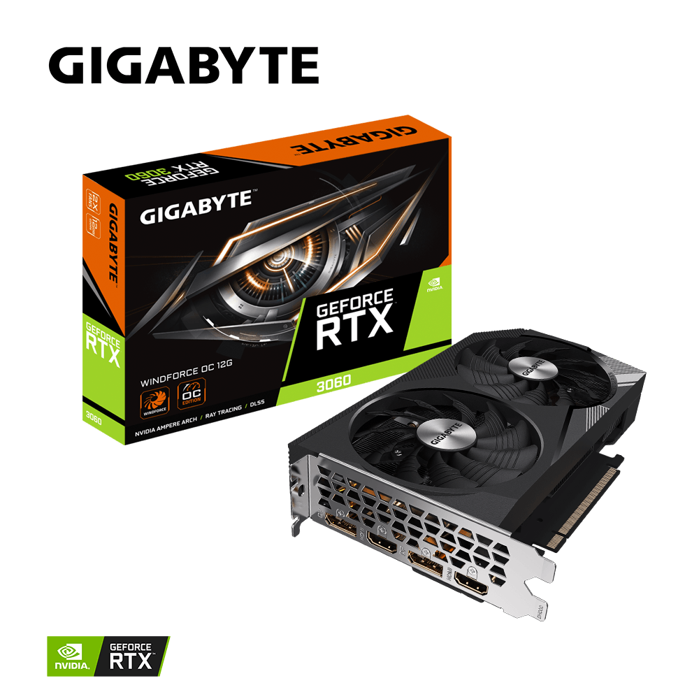 GB GeForce RTX 3060 WINDFORCE OC 12G V2 GB GeForce RTX 3060 WINDFORCE OC 12G V2