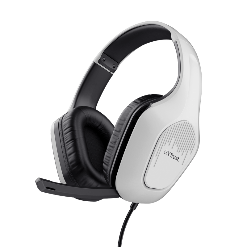 Casti Trust GXT415W Zirox. alb